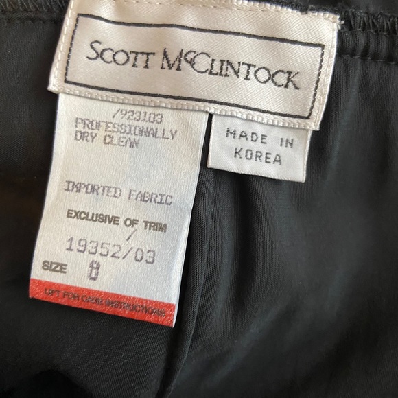 Vintage McClintock Glitter Velvet Dress - Picture 5 of 13